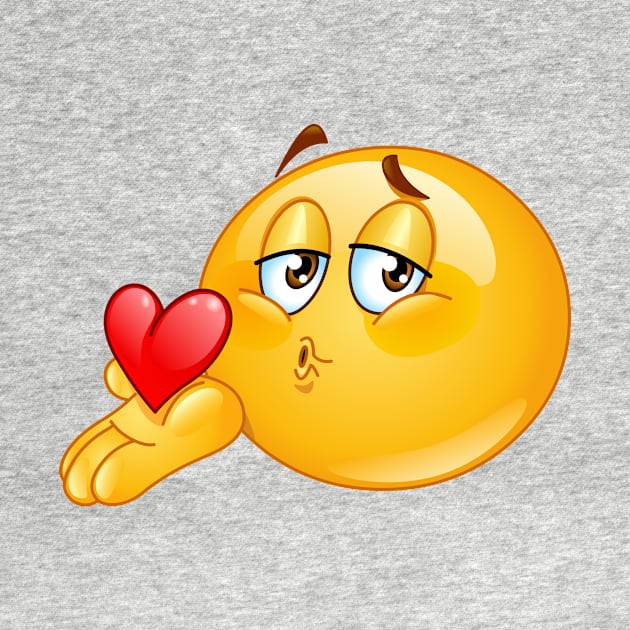 Blowing Kiss Male Emoji by DigiToonsTreasures